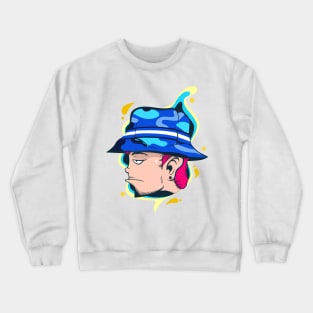 Gorillaz Bucket Hat Crewneck Sweatshirt